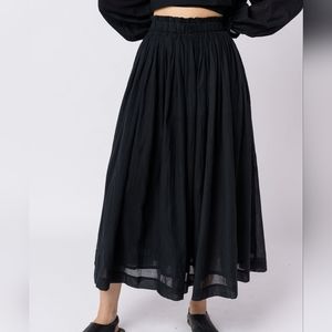 World of Crow Classic Black Pull On Skirt